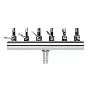 브로와 6구 에어 분배기 분지 조절기 에어분배기 기포발생기 어항기포기 에어조절기 에어스톤