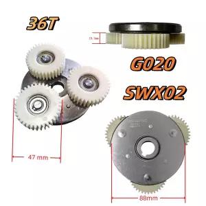 전기 자전거 전동 Bafang FAT 허브 모터 RM G020500DC SWX02 350W 250W DC 클러치 36T 나일론 기어 어셈블