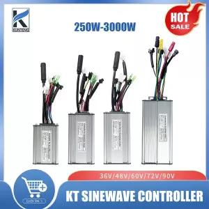전기 자전거 전동 KT 컨트롤러 36V48V 250W350W500W750W1000W 사인파 SM/방수 플매트 카펫 러그 ebike용 조