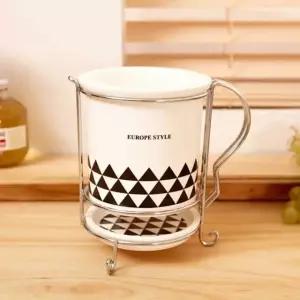 도자기수저통 북유럽스타일 스푼홀더 물받이수저통 중 (WFK6HC4)