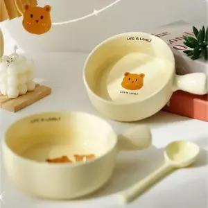 고품질 라면 보울 파스타 시리얼볼 손잡이볼 세트 양손형 시리얼볼 (WFK6IPJ)