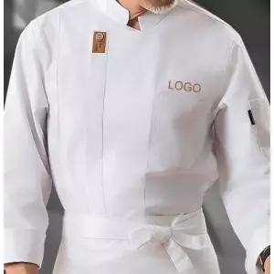 전문가 주방 조리사옷 쉐프복 위생복 긴팔 가을 겨울 화이트 단품 M