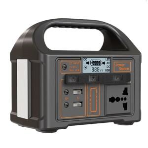 휴대용 태양광 발전소 LED 디스플레이 발전기, 캠핑 텐트용 야외 배터리, 100W, 1 개