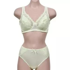 브라 빅사이즈 D컵 레이스 노와이어 브라팬티세 (WFK6OIF)