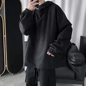 오버핏 후드 점퍼 아노락 학생 캐주얼자켓 바람막이 (WFJSR05)