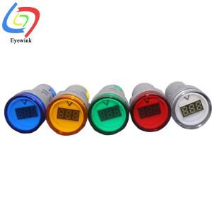 22MM AD16-22DSV AD101-22VM AC 20-500V 미니 소형 전압 측정기 LED 디지털 디스플레이 표시 등/파일럿 램