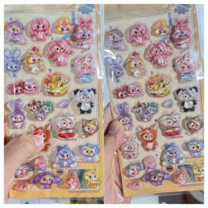 3D 봉봉  씰 스티커 레이프 스크랩북 저널 DIY 폰 케이스 파티 기념품