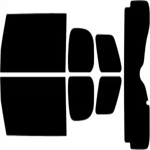 트루 라인 오토모티브 프리컷 카 윈도우 틴트 2007-2014 도요타 FJ 크루저 SUV와 호환 - 20 올사이드 및 백