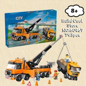 미니소 2025 재고 리뉴얼 시티 시리즈 60467 헤비 타워 크레인 트럭 크리스마스 or 할로윈 선물