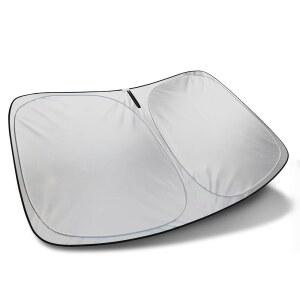 오토텍 파크 폴더블 선쉐이드와 선쉐이드 호환 토요타 맞춤형 간편한 보관 가능 반사 타코마 자동차 픽업트럭 2005 2015 자외선 앞유리