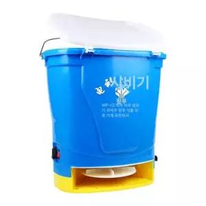 프리미엄 비료주는기계 비료살포기 자동 전동 퇴비 충전 다기능 단일 디스크+8A 배터리