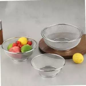 야채 주방 채반 채소 4종세트 스텐 소쿠리망