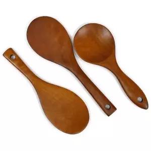 우드 밥주걱 볶음 나무 원형 조리도구 슬림주걱-대 (WFK9TWR)