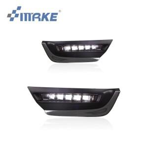 혼다 CRV 2017 2020호환  스머크 자동차 튜닝 전면 안개등 커버 LED 주간 주행등 헤드라이트 DRL 12VLED