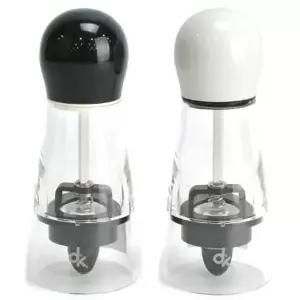 고품질 투명페퍼밀 소금통 그라인더 델키 투명페퍼밀-블랙 소금통 (WFK9VZ0)