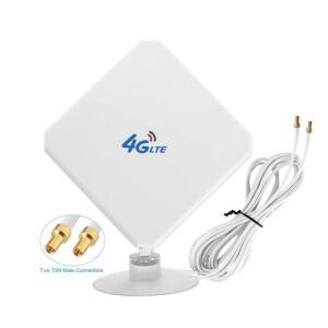 휴대폰 핫스팟 4G 라우터호환   듀얼 SMA/CRC9/TS9 커넥터가  35dBi 고이득 LTE 안테나
