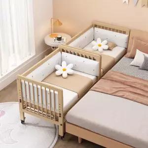 쌍둥이침대 벙커 쌍둥이 자매 트윈 아기침대 신생아