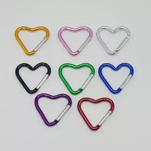 하트 카라비너 컬러 비너 키링부자재 가방고리 악세사리 부자재 M50356 (WFKADR8)