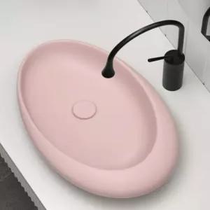 컬러 탑볼 세면대 호텔 카페 화장실 수전세트 세면기
