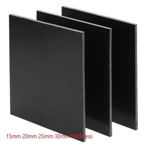 15mm 20mm 두께 검정색 FR4 유리 섬유 시트 에폭시 수지 얇은 판 G10 PCB 패널