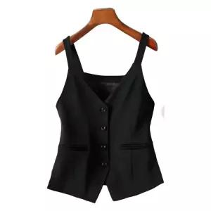 뷔스티에 조끼 민소매 빅사이즈 정장조끼 슬림핏 끈나시 캐주얼