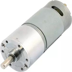 uxcell 6mm 다이아 샤프트 고토크 솔더 원통형 기어 박스 DC 모터 12V 200RPM