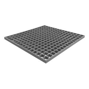 나토텔라 2'x2' 섬유유리 성형 격자, 헤비 듀티 FRP 인더스트리얼 스퀘어 격자 패널 4400LBS 용량 1.5''x1.5''x1.5''' 바 그릴 플레이트, 세차장, 데크,