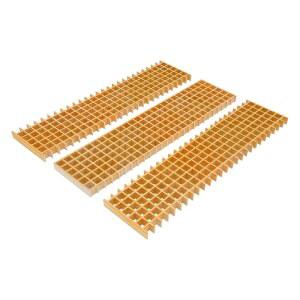 3 PCS 유리 성형 격자 바닥, 배수 격자, 헤비 듀티 Frp 그릴 플레이트 트리 비둘기 로프트, 트렌치, 배수, 데크, 39.37인치 X9.44인치 X1.49인치