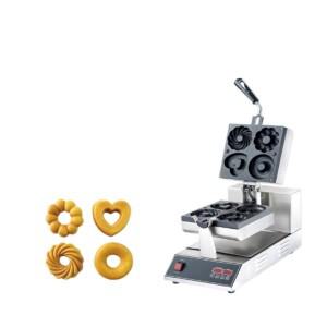 카모식 상업용 핫셀링 다기능 도넛 전기 버블 콘 와플 메이커 기계 (4 5 6 9 12개입 베이커리 장비)