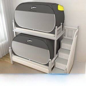 두꺼운 겨울 침대 커튼 모기장 침실용 설치 불필요 몽골 텐트 스타일 방풍 및 방한