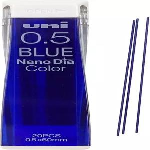 유니 컬러 기계 연필 0.5mm 납 나노디아 블루 납.5mm [블루] 코어 202NDC. 33