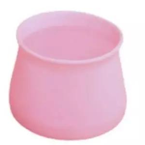 원형 의자발커버 긁힘층간소음 실리콘 의자발캡 핑크M