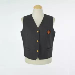 교복몰 쓰리버튼 그레이 양장조끼 (을지중) 교복조끼