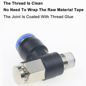 JSB4/6/8/10/12 공압 버튼 밸브 퀵 플러그 압력 해제 커넥터 일반적으로 닫힌 수동 프레스 타입 배기