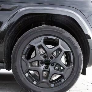 BYD 레오파드 티타늄 7 블랙 휠 허브 커버 자동차 로고 스티커 워리어 튜닝 장식 악세사리