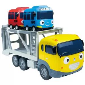 둥근모서리 타요 미니카 캐리어 트럭세트 육아템 5살 3세