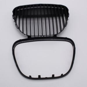 매트 블랙 전면 중앙 배지리스 그릴 좌석 Ibiza MK3 Cordoba Typ 6L 2002-2009 범퍼 커버 0853651 D