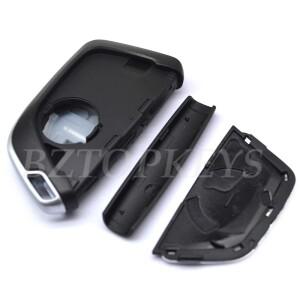 캐딜락 XTS CTS ATS 2015-2020 스마트 카드 키 블랭크 교체 호환  호환  튜닝  리모트 쉘 케이스 DIY 5버튼