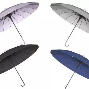 장우산 파스텔 자동 우산 장마 우산 물받이 16 프레임