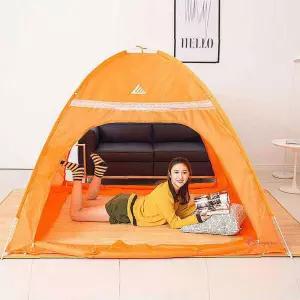 원터치식 난방텐트 9-10인용 보온 겨울 양문형yza399