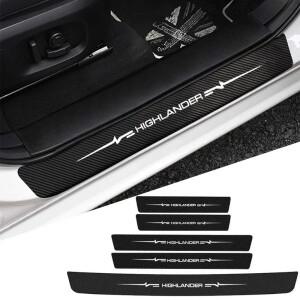 Toyota er 로고 XU70 2021 리어 트렁크 범퍼 문턱 보호 스티커 긁힘 방지 데칼