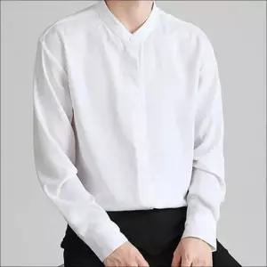 [라일리의류] Rly 남자 차이나넥 댄디 셔츠 오피스룩 캐주얼 정장  44240371)