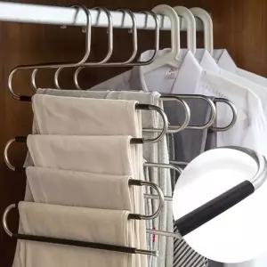 공간활용 논슬립 바지걸이 (5단) (WFKAH94)