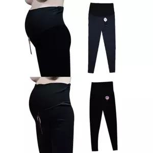 (스킨센스)임부복대 기모 끈형레깅스 임부쫄바지