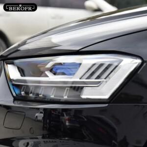 아우디 호환 A8 S8 D4 4H D5 4N 2014년식 이후 차량호환  헤드라이트 틴트 블랙 보호필름 투명 TPU 스티커