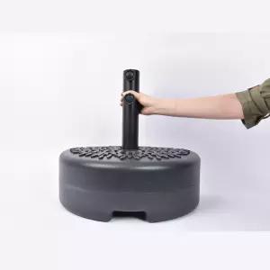 물통 그늘막 하프 캠핑용 카페 대형 옥상 받침대 원형 세트 비치 전용