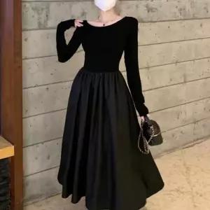 여름원피스 슬림핏 여자원피스 롱 풍성 미니원피스 원피스 A라인 니트원피스