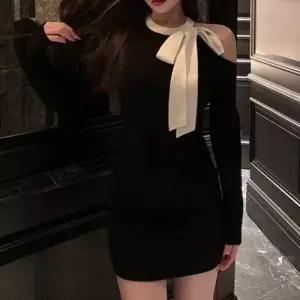 하객룩 미니드레스 슬림핏 연말룩 드레스 원피스 하객룩원피스 블랙