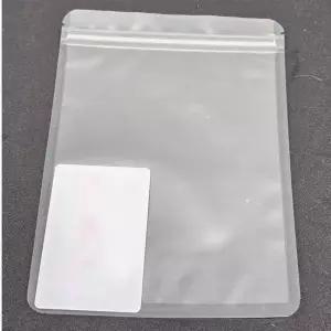 대형 반투명 지퍼백 다용도 쓰레기봉투 10장 PVC 재사용 가능 (WFKAX7Y)