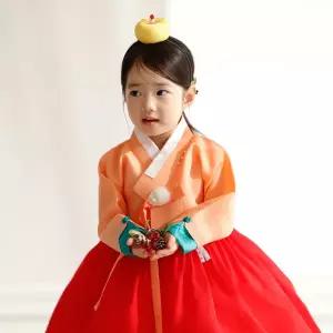 [롯데백화점]모리앙한복 햇살의가장자리 여아한복